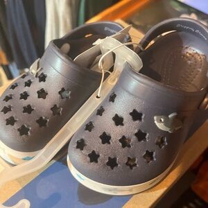 Toddler Kids Navy Blue Starry Clogs by Stepping Stones sandals Size 18-24m 12-18